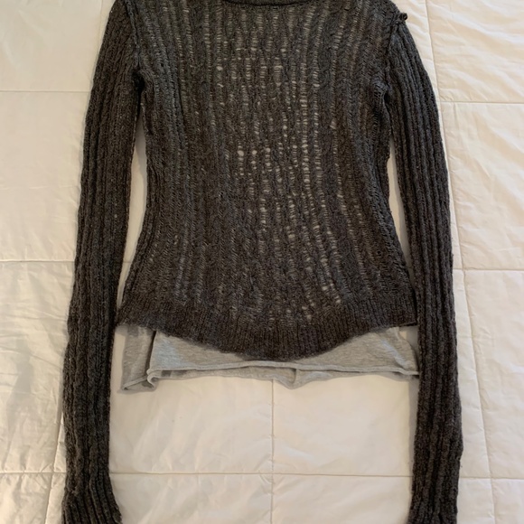Inhabit Grey Yak Wool Blend Knit Sweater size L - Picture 2 of 13